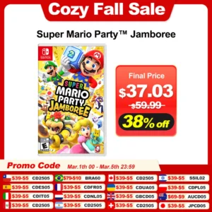 Super Mario Party Jamboree – Nintendo Switch Game, New Physical Game Card, Party Genre Board Game