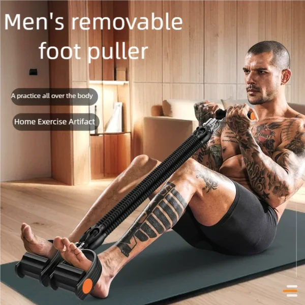 Pedal Type Tensioner Multifunctional Tension Device for men's Fitness,Back, Abdomen, and Abdominal Muscle Training, Pull Rope - Image 3