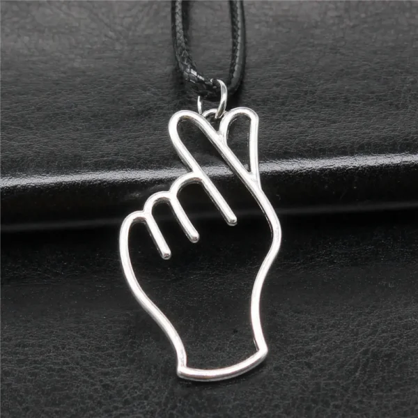 Necklace S Supplies For Jewelry Men Accessories Heart Angel Supplies Chain Length 45+4cm - Image 4