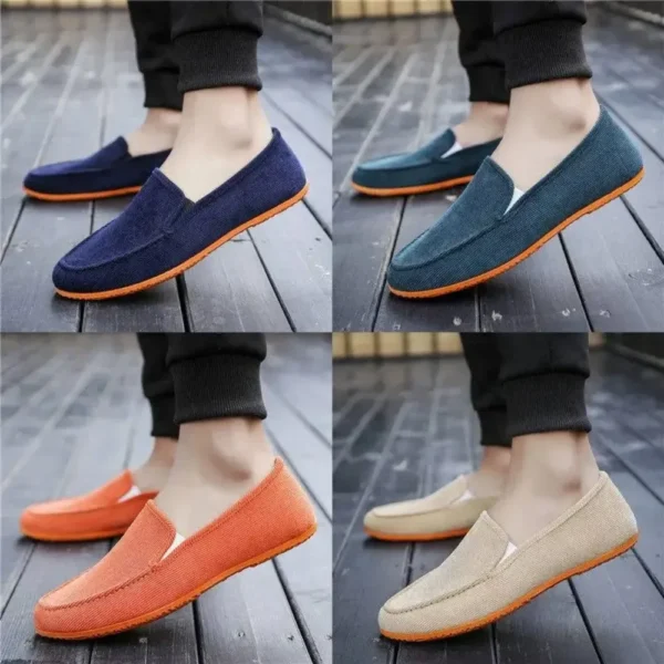Men’s Casual Cloth Shoes offer effortless style with a comfortable canvas design. The perfect fashion loafers for spring and autumn, bringing a relaxed yet refined touch to any outfit. - Image 3
