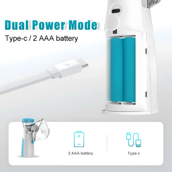 Nebulizer For Adult And Child Health Mini Portable Nebulizer Mesh Nebulizer Humidifier Handheld Medical Asthma Inhaler - Image 6