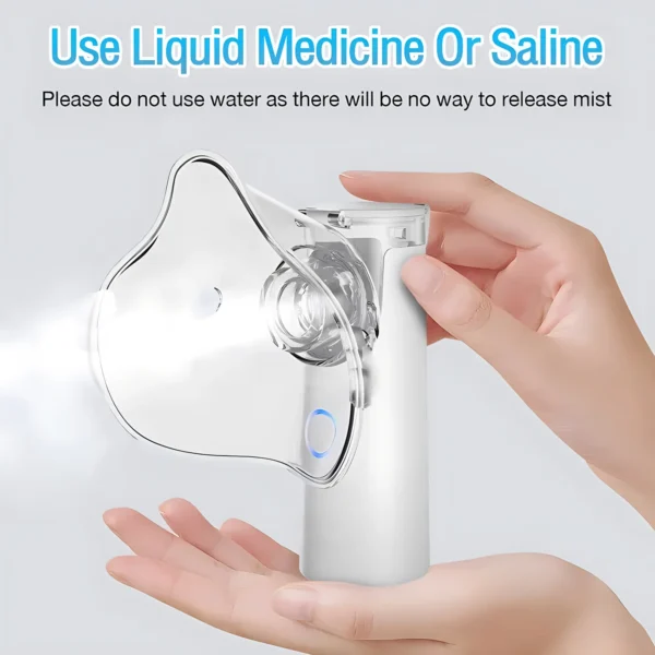 Medical Equipment Mini Handheld Portable Nebulizer Baby Health Mini Silent Steam Humidifier Inhaler Mesh Nebulizer - Image 4