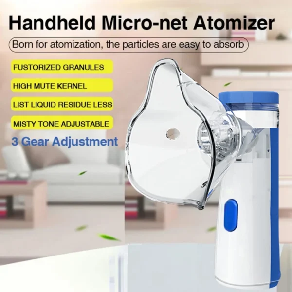 Medical equipment Handheld Nebulizer silent Ultrasonicinalador nebulizador kids inhaler aerosol atomizer Health Care - Image 2