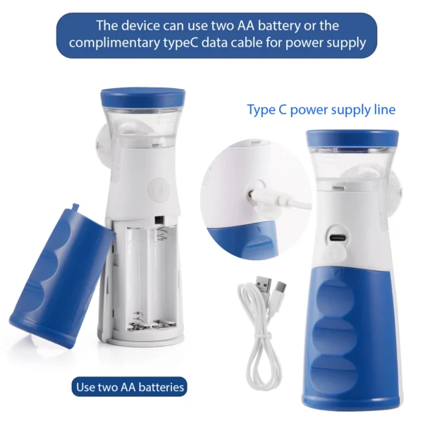 Medical Silent Mesh Nebulizer Handheld Asthma Ultrasonic Inhaler Atomizer For Adults Children Health Care Mini Healthy Humidifie - Image 4
