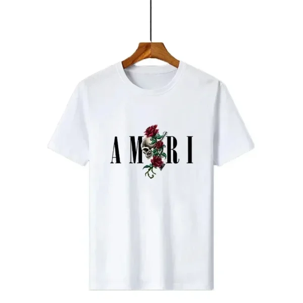 Retro Y2k T-shirt Cotton Soft Graphic Print Tees for Male Designer Luxury Short Sleeve Vintage O-neck Tops Summer Man Clothing - Image 5