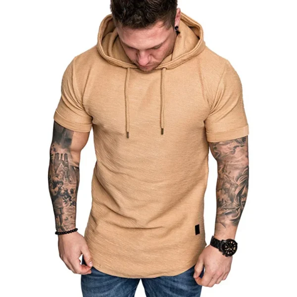 MRMT 2025 Brand New Mens Hoodies Sweatshirts Short Sleeve Men Hoodies Sweatshirt Casual Solid Color Man hoody For Male Hooded - Image 3