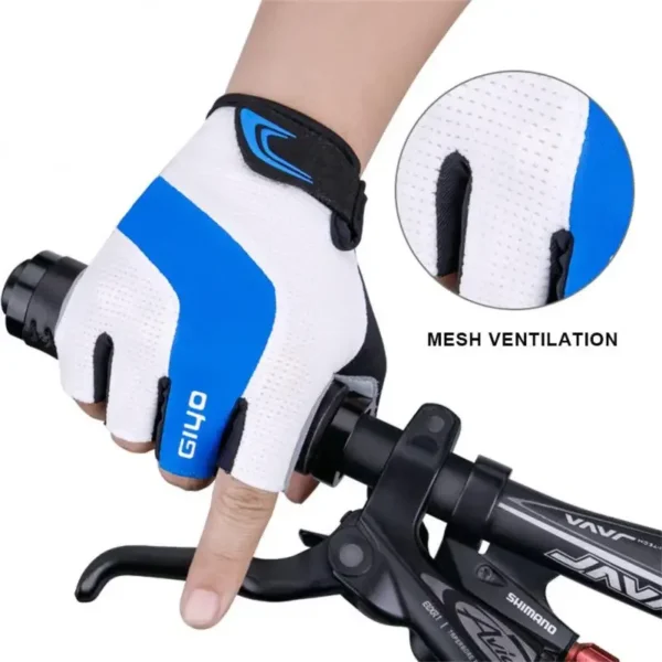 GIYO Fingerless MTB Cycling Gloves for Men, Antiskid Wear-Resistant Shock Absorbing Gear - Image 5