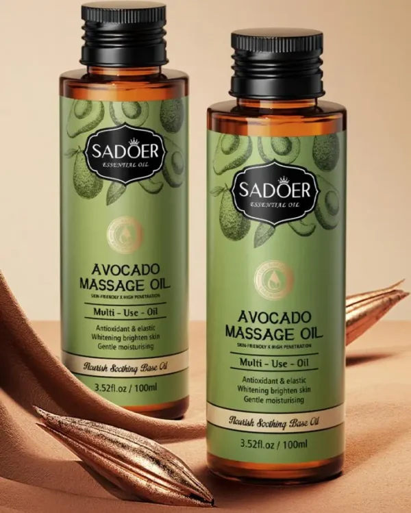 100ML Almond Oil Body Argan Olive Essential Massage Serum Pure Nail Hair Moisturizing Dry Nourish Beauty Health Avocado Heheba - Image 6