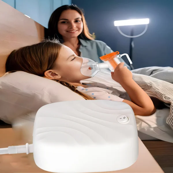 Medical Air Compressor Nebulizer Machine Nebulizador Household Adult Child Health Monitors Quiet Atomized Humidifier EU Plug - Image 2