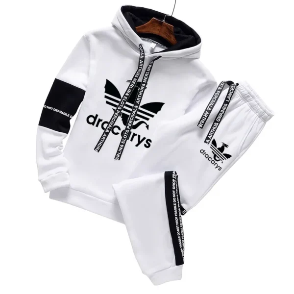 2024 Winter Hoodie Sets Men Tracksuit Casual Hoodies Sweatshirt Piece Set Male Pullover Hoody Fashion Streetwear Clothes Hoodies - Image 4