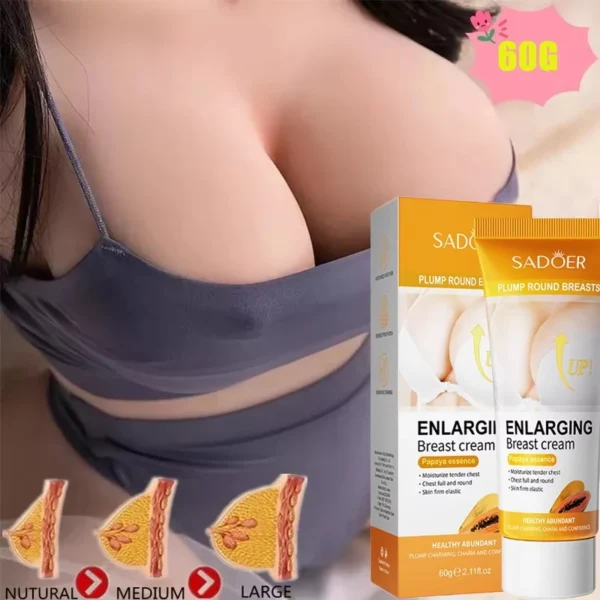 Fast Growth Breast Enlargement Cream Lift Firm Breast Improve Sagging Massage Chest Rapidly Body Moisturizing Smooth Bright Care - Image 6