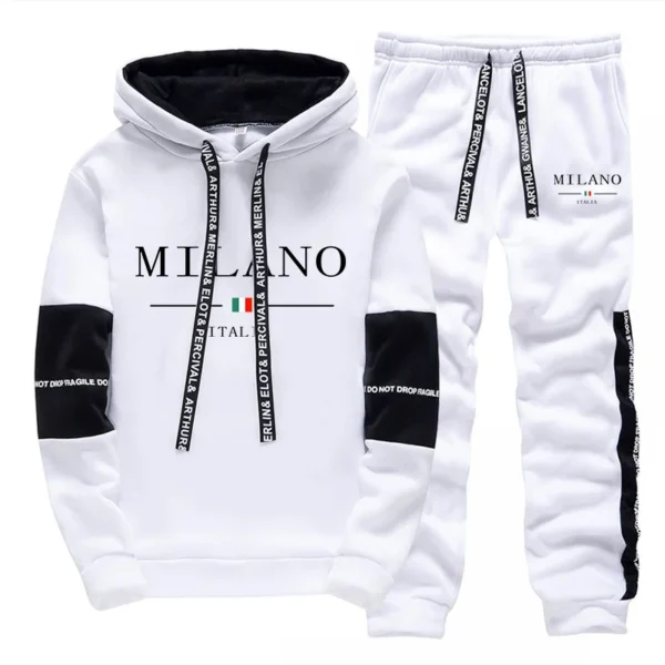 Newest Men’s Sportswear, Hooded Sweatshirts and Jogger Pants, Casual Sport Hoodies for Daily Wear - Image 2