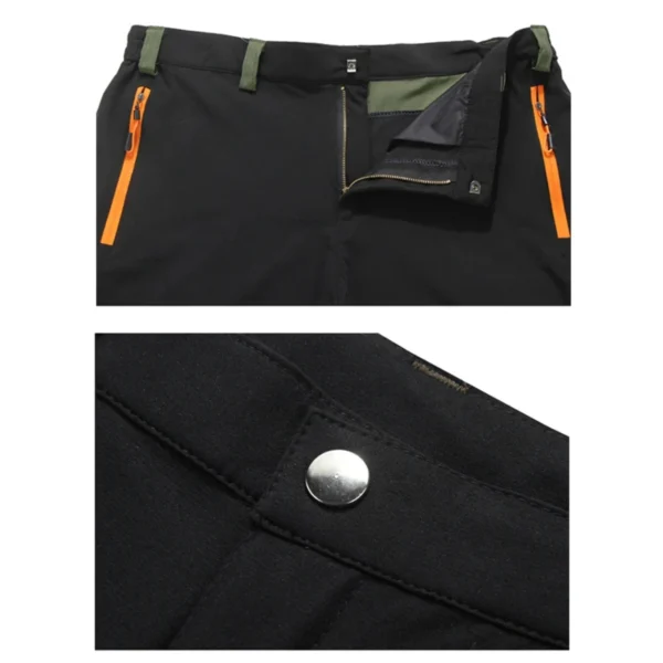 Men’s Hiking Pants, Quick Dry Lightweight Waterproof, Outdoor Travel Trekking Trousers - Image 4
