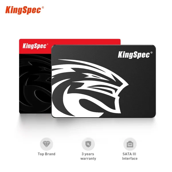 KingSpec SSD Drive – 120GB, 240GB, 1TB, 512GB, 128GB, 256GB, 4TB Internal SATA Hard Drive for Laptops and PCs