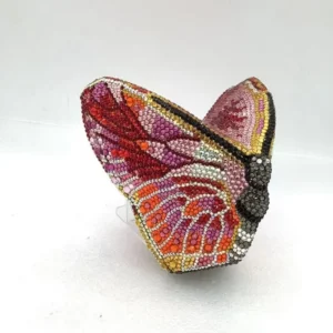New Animal Jewels Evening Clutch Purse Novelty Full Crystals Wedding Bridal Phone Purses for Women Handbags Chain Evening Bags