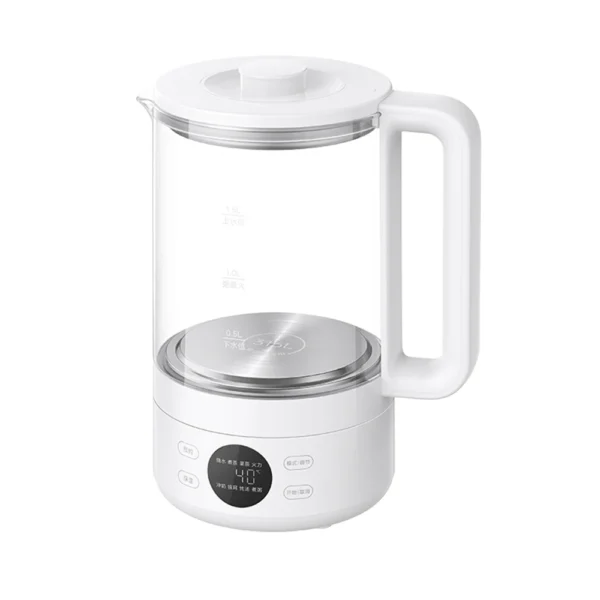 New Xiaomi Mijia Multifunctional Health Kettle S1 1.5L 1000W High Borosilicate Glass Body 316L Stainless Steel Heating Plate - Image 6
