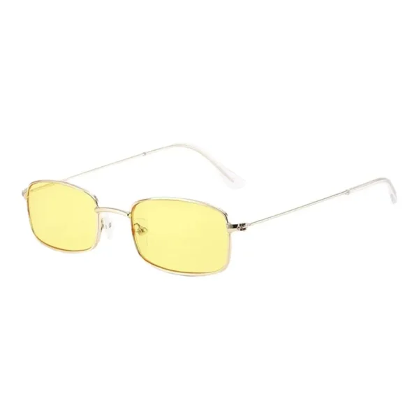 Vintage Small Rectangle Sunglasses Women Men Retro Frame Sun Lens Glasses Square Candy Eye Trendy Color Eyewear Metal Cat S F3G0 - Image 3