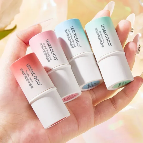 Fruit Flavor Woman's Perfumes Stick Deodorants Body Aroma Long-lasting Fragrances Ointment Portable and Easy To Use Solid Balm - Image 2