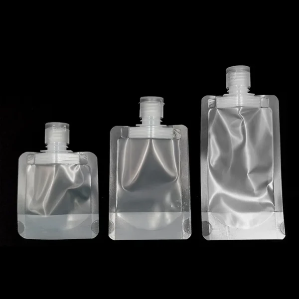 Flip-top Nozzle Bags Travel Convenient Lotion Shampoo Dispenser Bags Miniature Skincare Products Disposable Packaging Bags