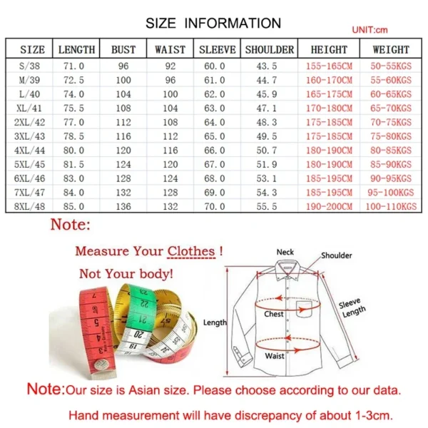 New Plaid Long Sleeve Dress Shirts For Man Cotton Classic Checked England Style Turn Down Collar M-8XL Men's Clothes Shirt Soft - Image 8