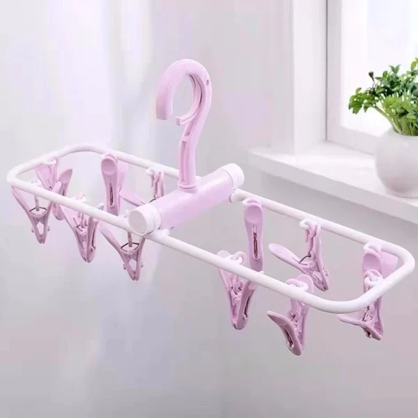 12 Sock Clip Multifunctional Sock Drying Clip Cloth Hanger Household Sock Drying Clip - Image 5