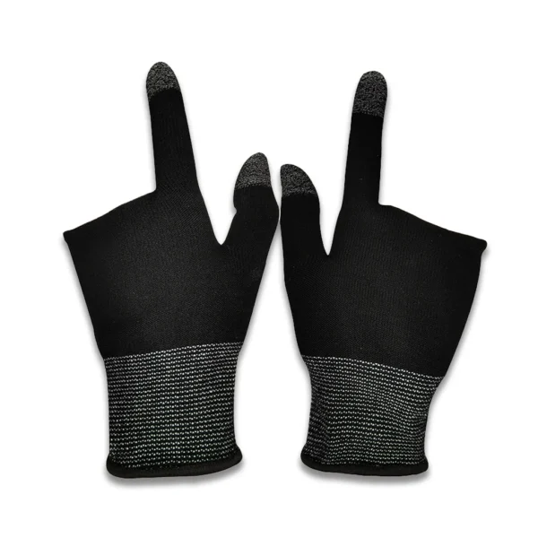 2pcs Finger Thumb Sleeve Gloves – Non-Scratch, Portable Mobile Gaming Gloves, Comfortable, Sweat-Proof - Image 2