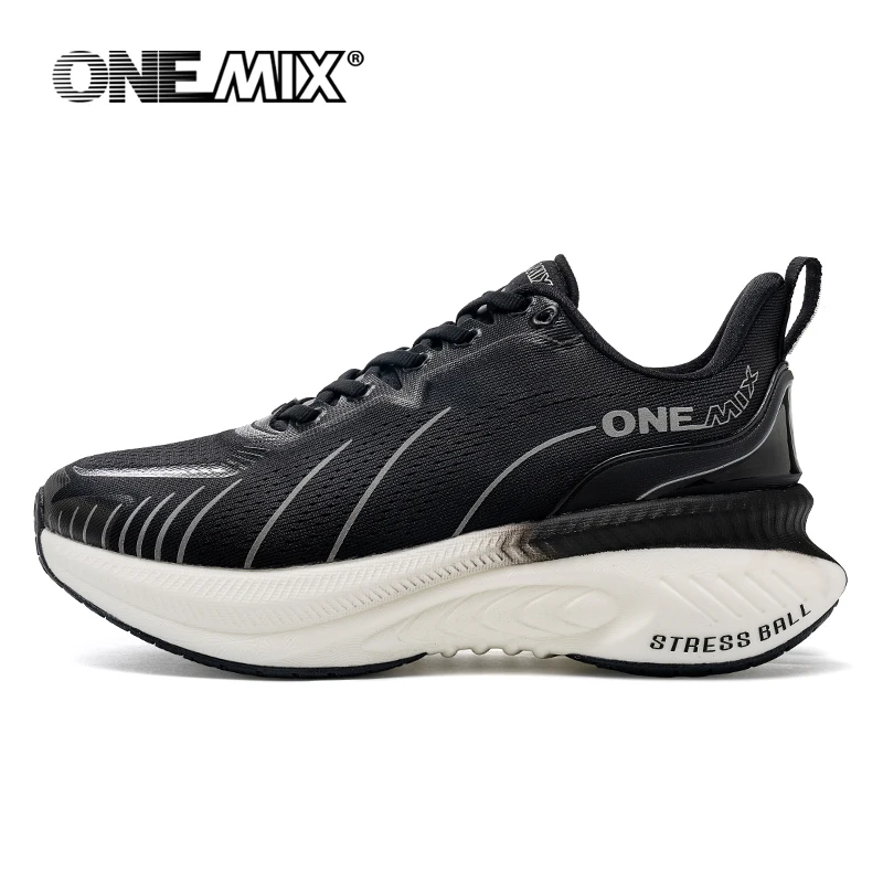 ONEMIX White Road Running Shoes for Men Air Cushion Outdoor Sport Shoes Male Trainers Summer Jogging Shoes Women Footwear - Image 5