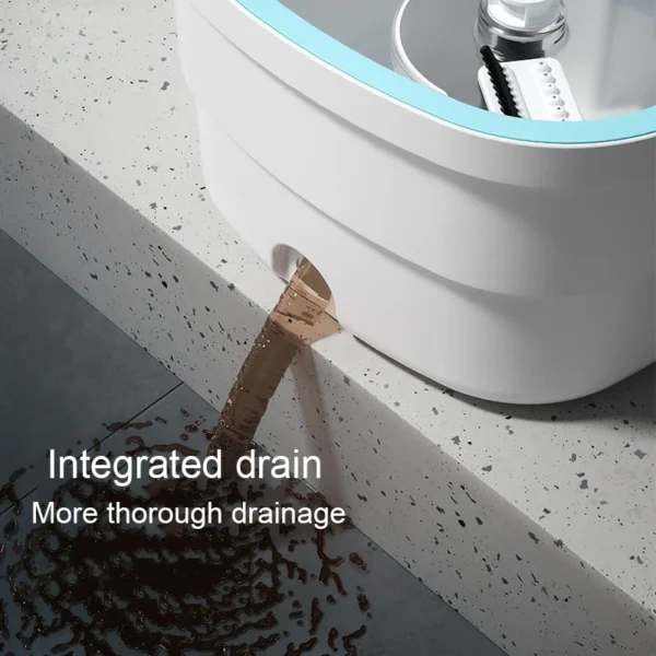mops floor cleaning tools easy to drain Squeeze mop Household cleaning 360° spin home Floor mop cleaning brooms utensils house - Image 4