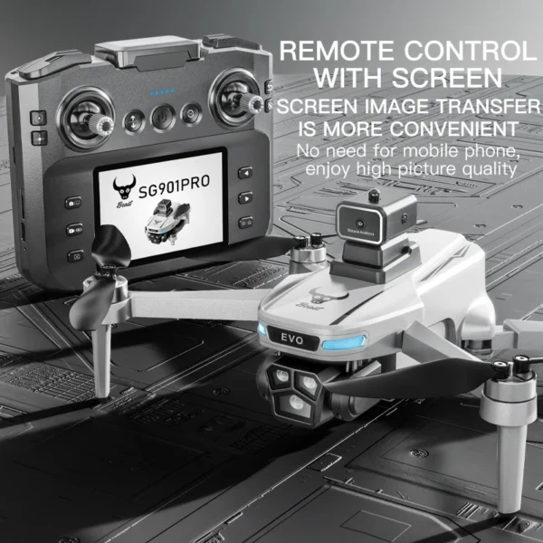 Xiaomi SG901 MAX 8K HD GPS Drone Professional Aerial Avoiding Obstacle with Large Screen Remote Control Folding Brushless Drone - Image 2