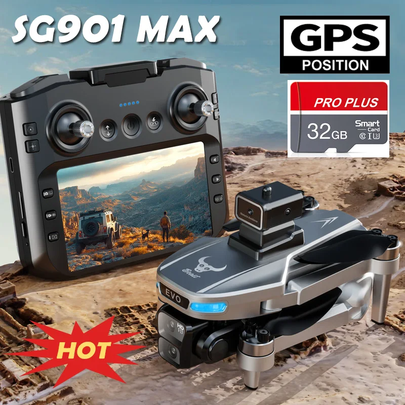 SG109 PRO MAX Drone 8K Professional GPS HD Camera, Drones 5G WiFi FPV Video, UAV with Large Screen Remote Control
