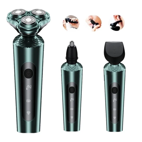 Electric Shavers Men Waterproof Wet Dry Use Electric Trimmer Razor Rechargeable Battery Rotary Shavers Machine Shaving - Image 5