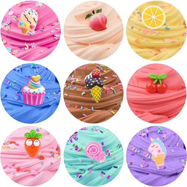 50ml Butter Slime Kit Fake Candy Scented Slime Fluffy Party Antistress Toys For Kids Boys Girls Birthday Gift - Image 3