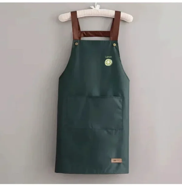 Kitchen Household waterproof and antifouling large pocket hotel restaurant coffee shop food Western pastry work clothes apron - Image 2