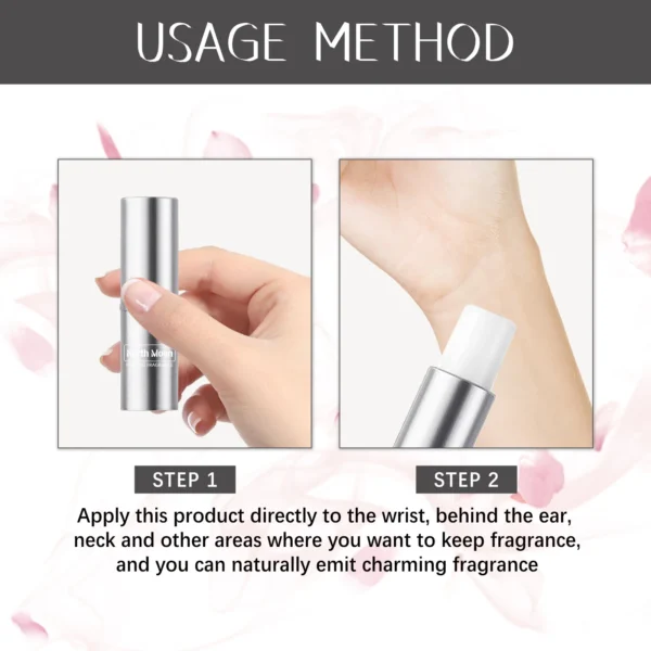 North Moon Women Jasmine Solid Balm Mild Long Lasting Fragrances Charming Dating Men Keep Fresh Portable Pheromone Solid Perfume - Image 6