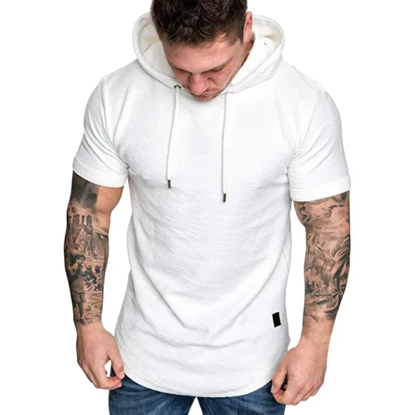 MRMT 2025 Brand New Mens Hoodies Sweatshirts Short Sleeve Men Hoodies Sweatshirt Casual Solid Color Man hoody For Male Hooded - Image 4