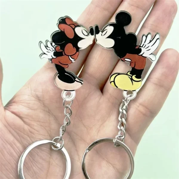 Acrylic Refrigerator Magnet Couple Keychain Hanger Cartoon Key Holder House Key Ring Pendant Anti-Lost Hanger Entry Home Decor - Image 6