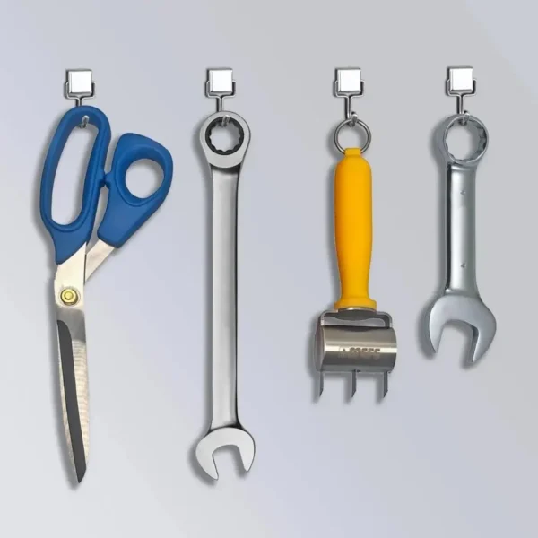 10PCS Strong Magnetic Hooks Multi-Purpose Storage Hooks Home Kitchen Bar Storage Hooks Key Storage Hooks Bathroom Hangers - Image 3
