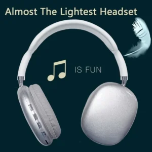 P9Air MAX Wireless Bluetooth Headphones – Noise Cancelling, Mic, Over-Ear Design, Sports Gaming Headset for Apple