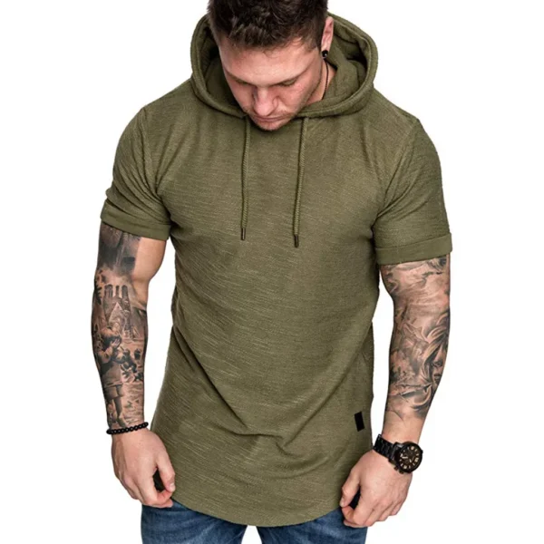 MRMT 2025 Brand New Mens Hoodies Sweatshirts Short Sleeve Men Hoodies Sweatshirt Casual Solid Color Man hoody For Male Hooded - Image 2