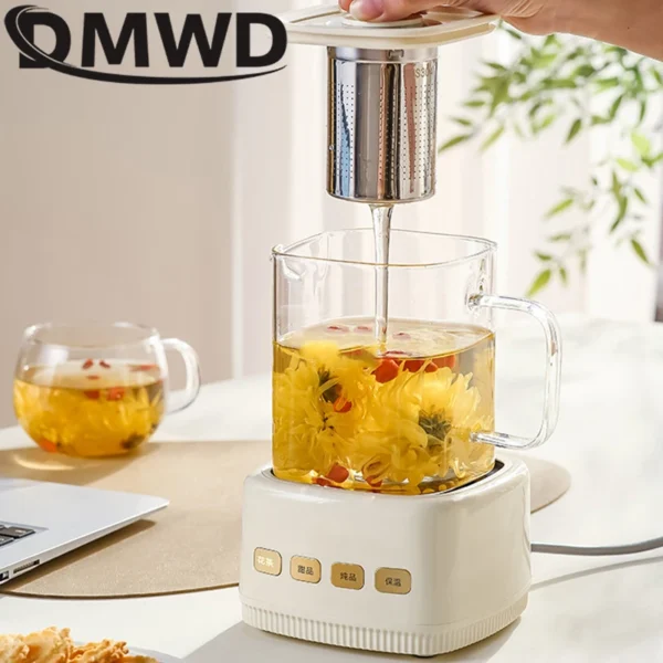 0.8L Multifunctional Electric Stew Cup Smart Mini Health Pot Boiling Glass Boiling Water Heater Scented Tea Teapot Vacuum Cup - Image 4