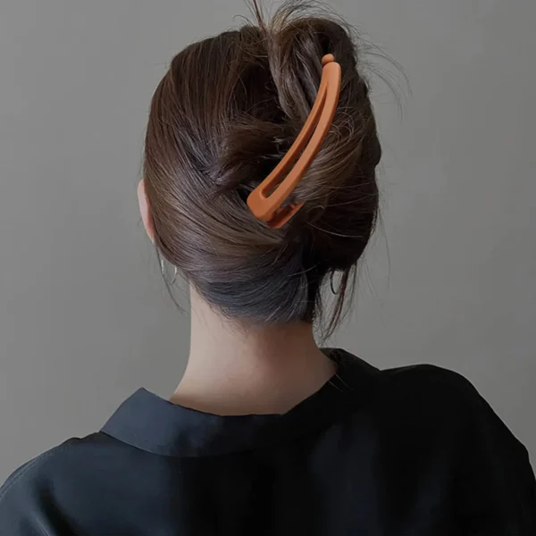 Matte Vintage Banana Clip for Curly Long Straight Short Hair Claw Women Girls Hair Styling Ponytail Holder Hairpin Clamp Grip - Image 4