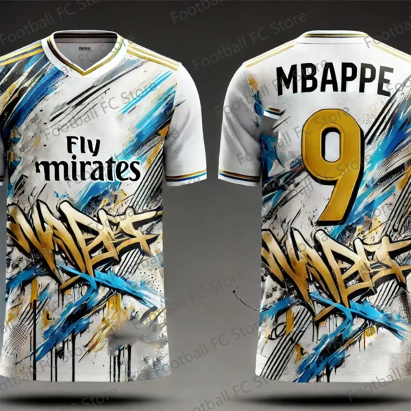 New 24-25 Summer Tee Jersey CHATGPT Intelligent Design Edition Jersey Special Mbappe 9 Soccer Jersey For Kids/Adult Kit - Image 2