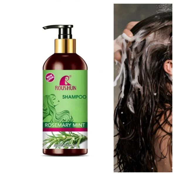 Rosemary Mint Shampoo Rosemary Mint Shampoo Smooth Moisturizing Nourishing Volumizing Oil Control Smooth Fragrance Cleansing Hai - Image 2