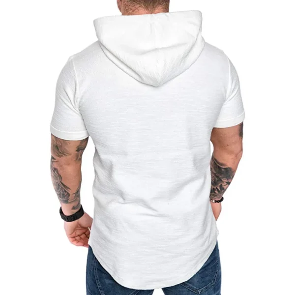 MRMT 2025 Brand New Mens Hoodies Sweatshirts Short Sleeve Men Hoodies Sweatshirt Casual Solid Color Man hoody For Male Hooded - Image 5