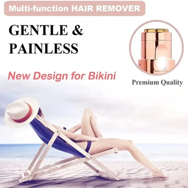 Electric Eyebrow Trimmer Mini Epilator Lipstick Facial Hair Removal Portable Women Painless Razor Tool - Image 6