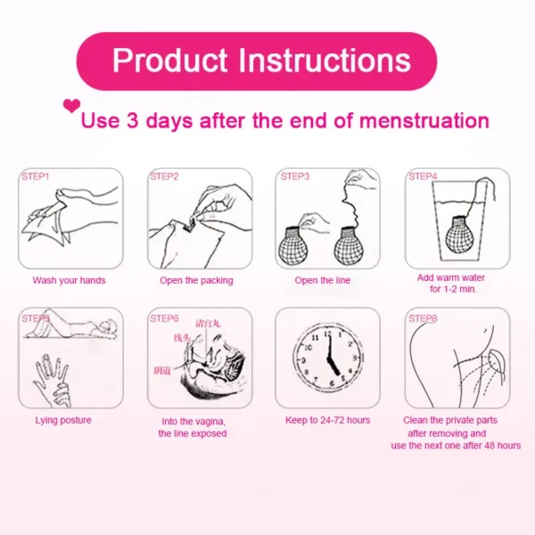 1 tablet of Chinese herbal medicine vaginal anti-inflammatory women's detoxification pearl Qinggong pill for women's health care - Image 5
