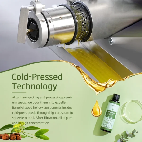 100ml Jojoba Oil Skin Moisturizing Body Massage SPA Smooth Nail Care Natural Organic Carrier Oil Beauty Health - Image 4