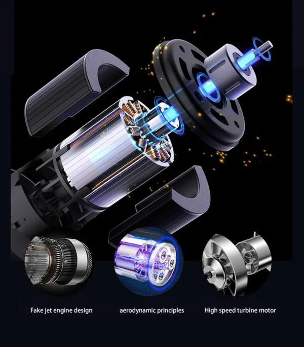 Xiaomi Negative Ionic Hair Dryer Professional High-speed Electricturbine Drier Constant Temperature Quick Drying Hair New 2025 - Image 6