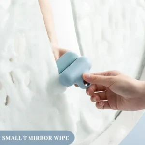 Bathroom Mirror Cleaner Holder Hook Kitchen Window Cleaner Car Glass Shower Defogging Squeegee Window Glass Wiper Scraper