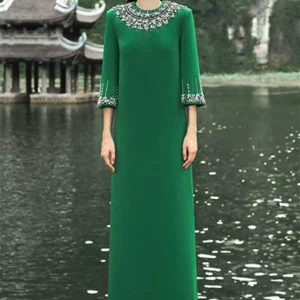 Little DaisyElegant Party dresses Woman O Neck Dirlls Long Evening Prom Dresses for Special Occasions Formal Gowns For Dubai2024